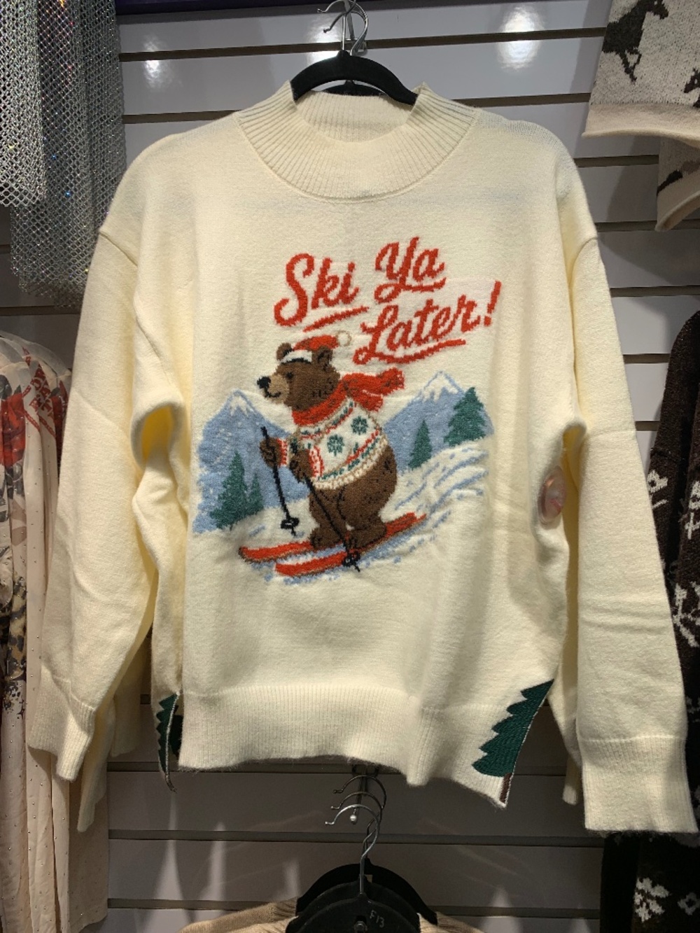 Sunday Edition ski ya later sweater